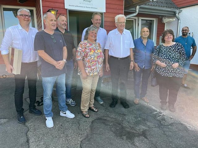 Besuch bei TimeOut in St. Märgen mit Ministerpräsident Kretschmann