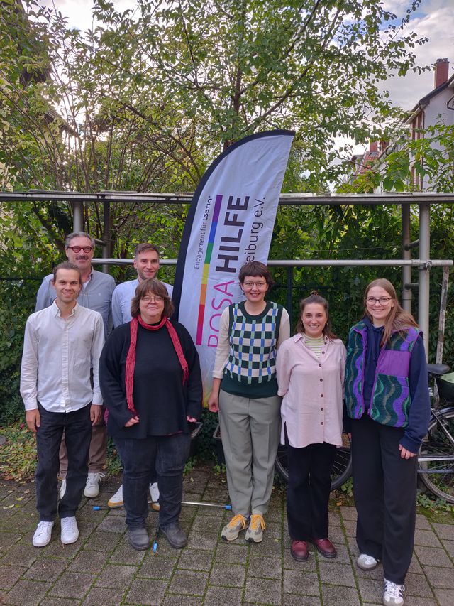 Besuch bei der Rosa Hilfe in Freiburg zum Thema "Queere Geflüchtete"